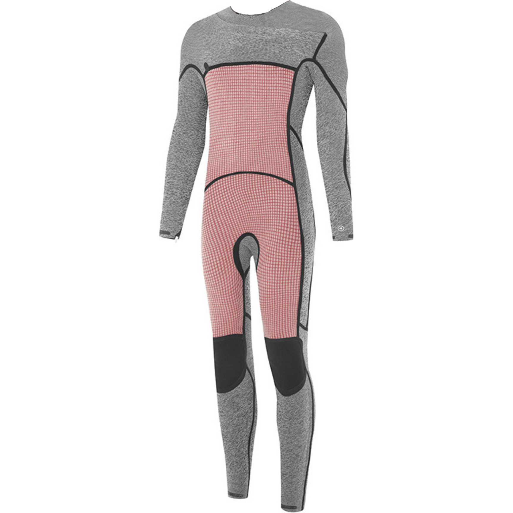 2025 Nyord Mens Furno Ultra Plus 5/4mm Chest Zip Wetsuit FUPM54001 - Black